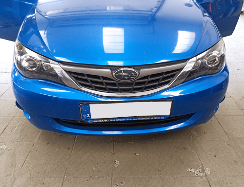 Po vyleštění světlometů.